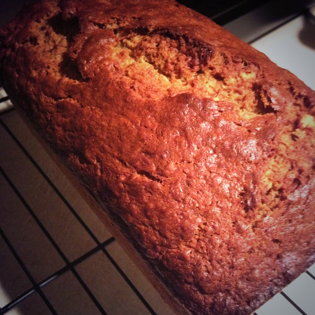 My version of Tyler Florence's Banana Bread.