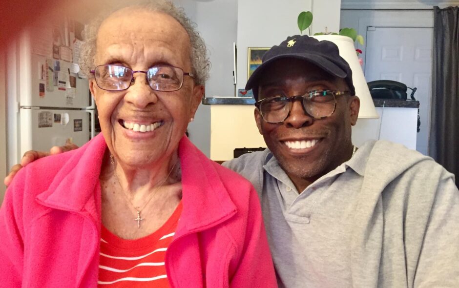 Mrs. Elsie Gene Adams (ninety-six years old) and Clay Rivers (fifty-five years old), White Plains, New York; circa 2016.